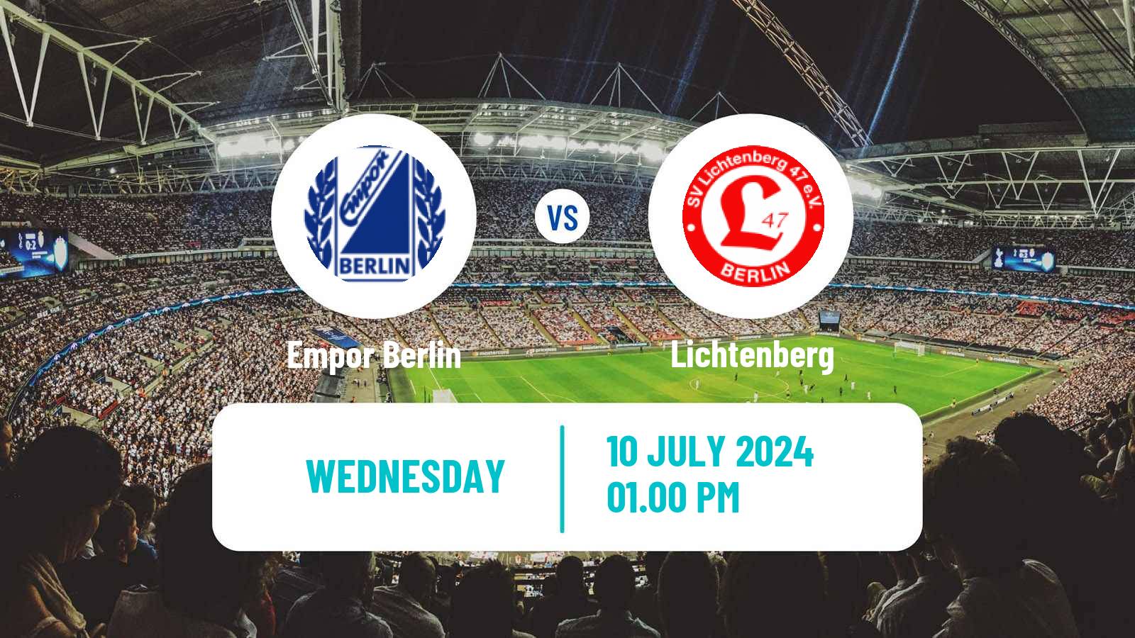Soccer Club Friendly Empor Berlin - Lichtenberg