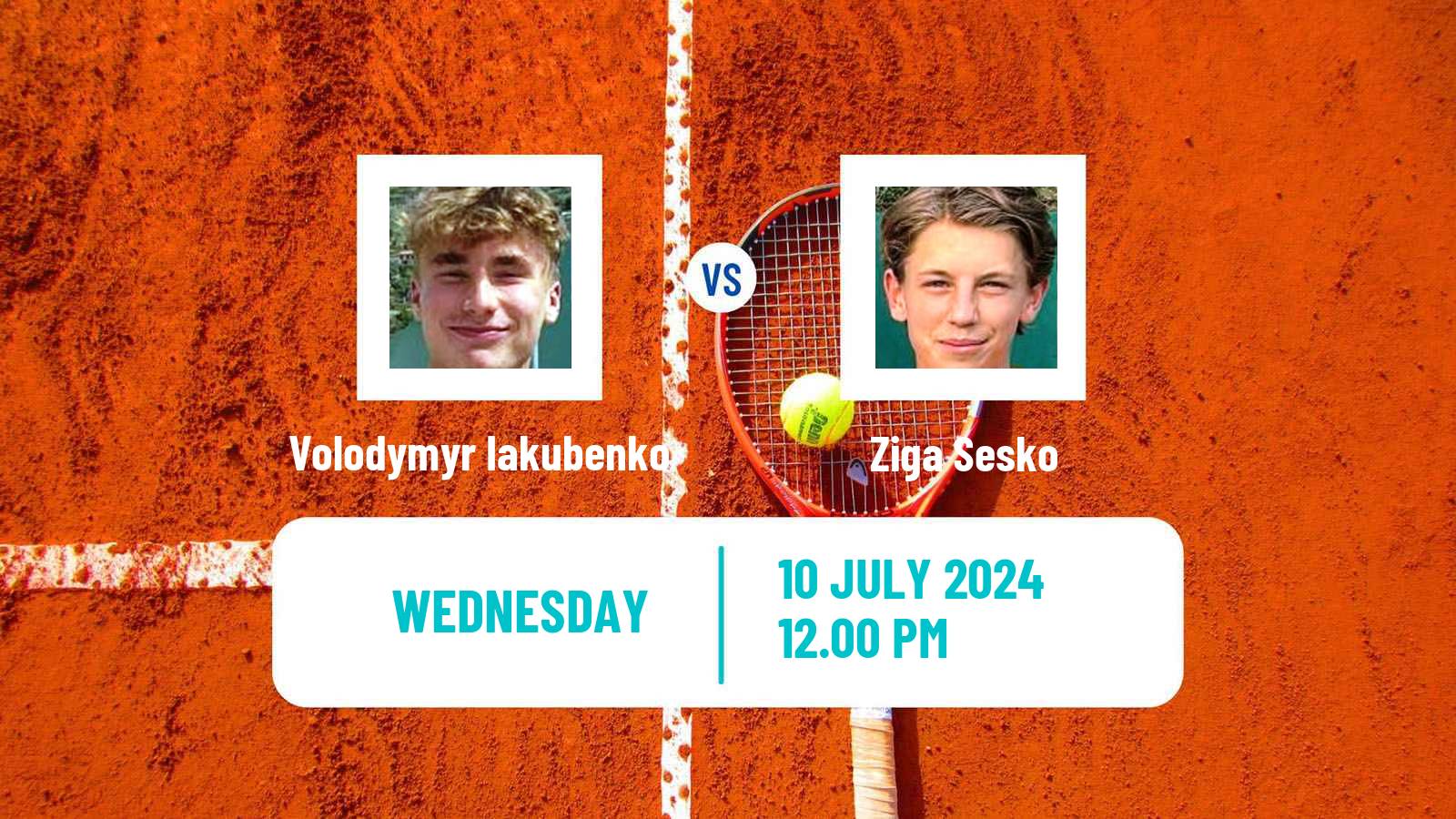 Tennis ITF M15 Litija Men Volodymyr Iakubenko - Ziga Sesko