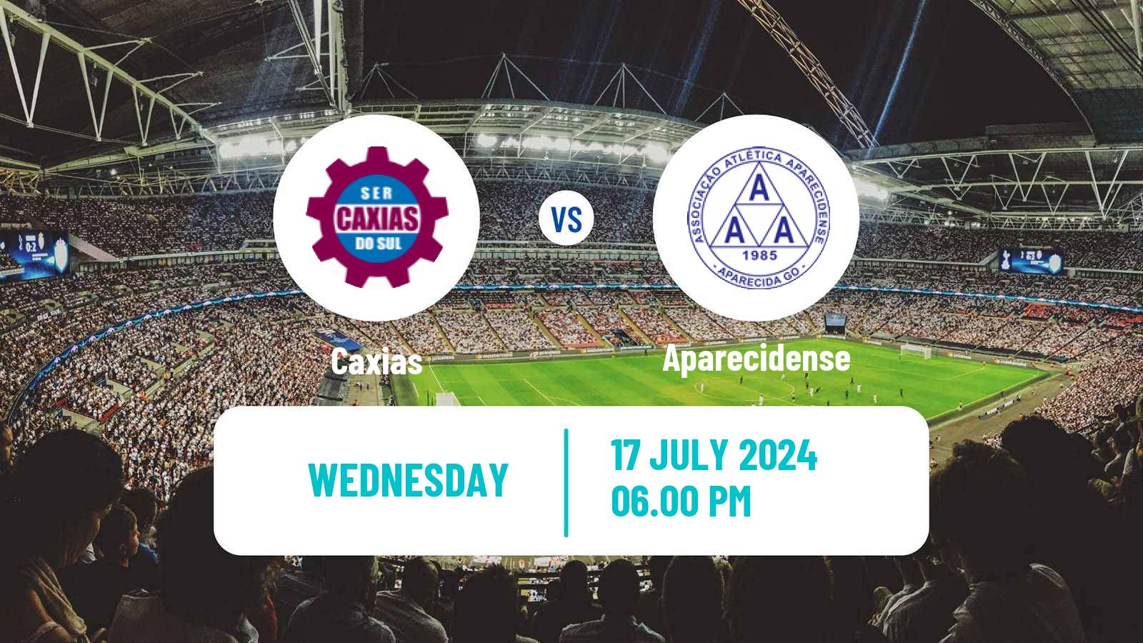 Soccer Brazilian Serie C Caxias - Aparecidense