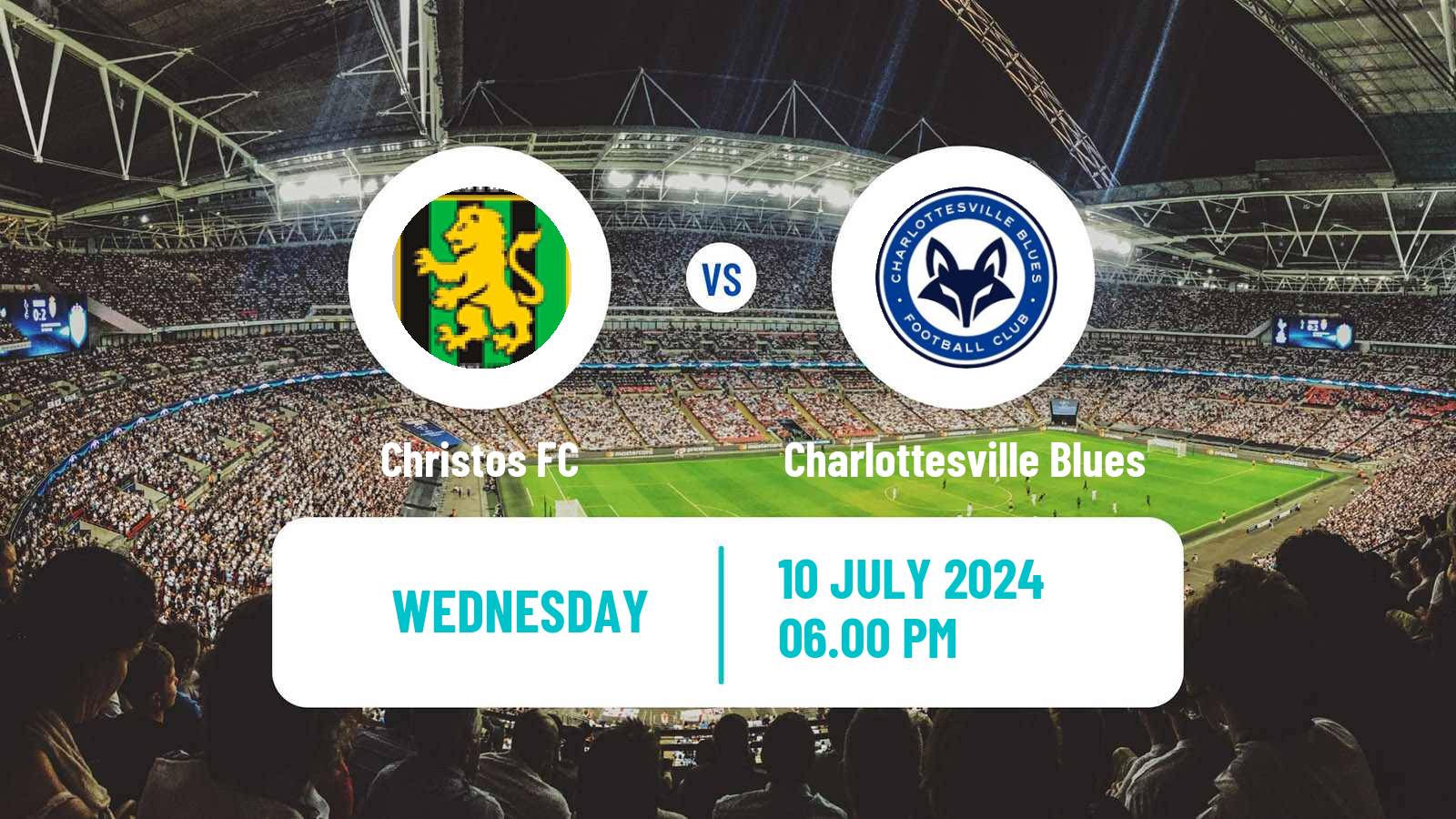 Soccer USL League Two Christos - Charlottesville Blues