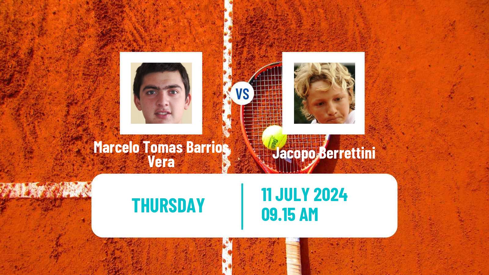 Tennis Trieste Challenger Men Marcelo Tomas Barrios Vera - Jacopo Berrettini