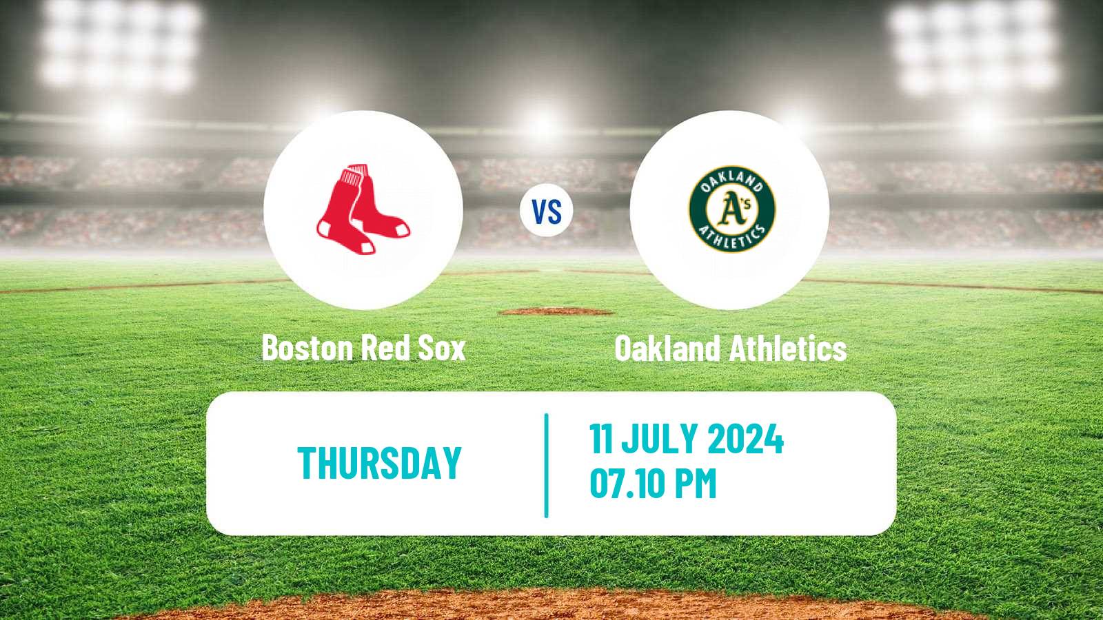Baseball MLB Boston Red Sox - Athletics