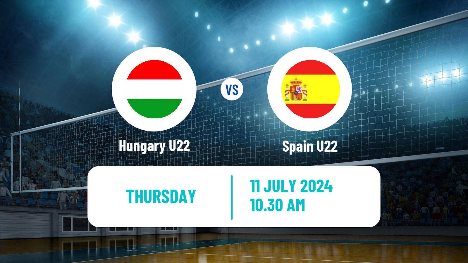 Volleyball European Championship U22 Volleyball Hungary U22 - Spain U22