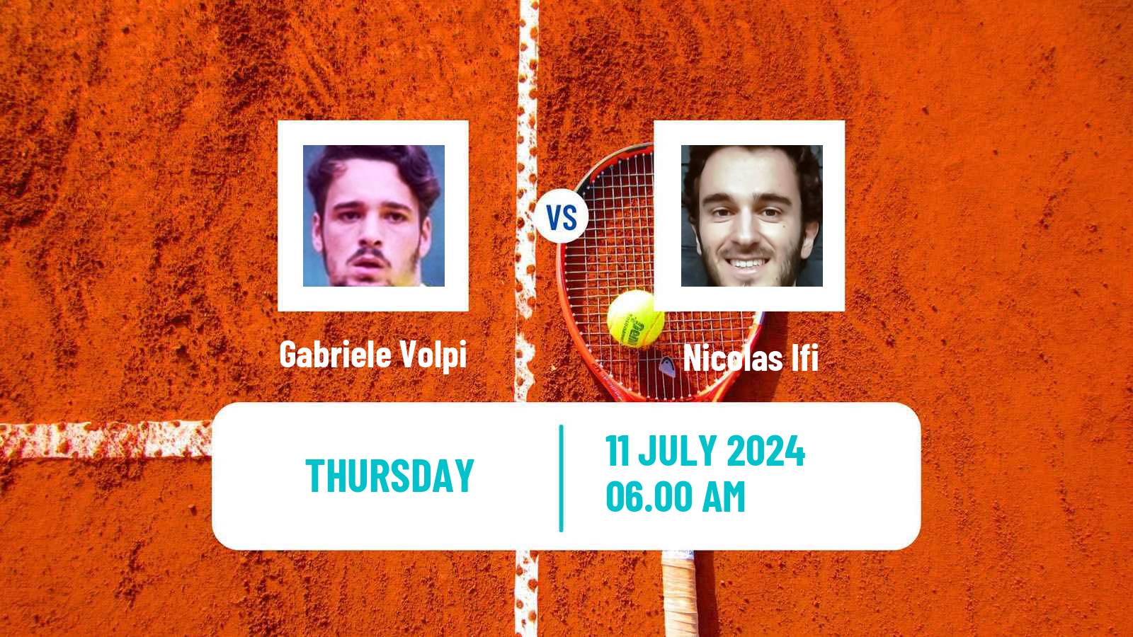 Tennis ITF M15 Kursumlijska Banja 10 Men Gabriele Volpi - Nicolas Ifi