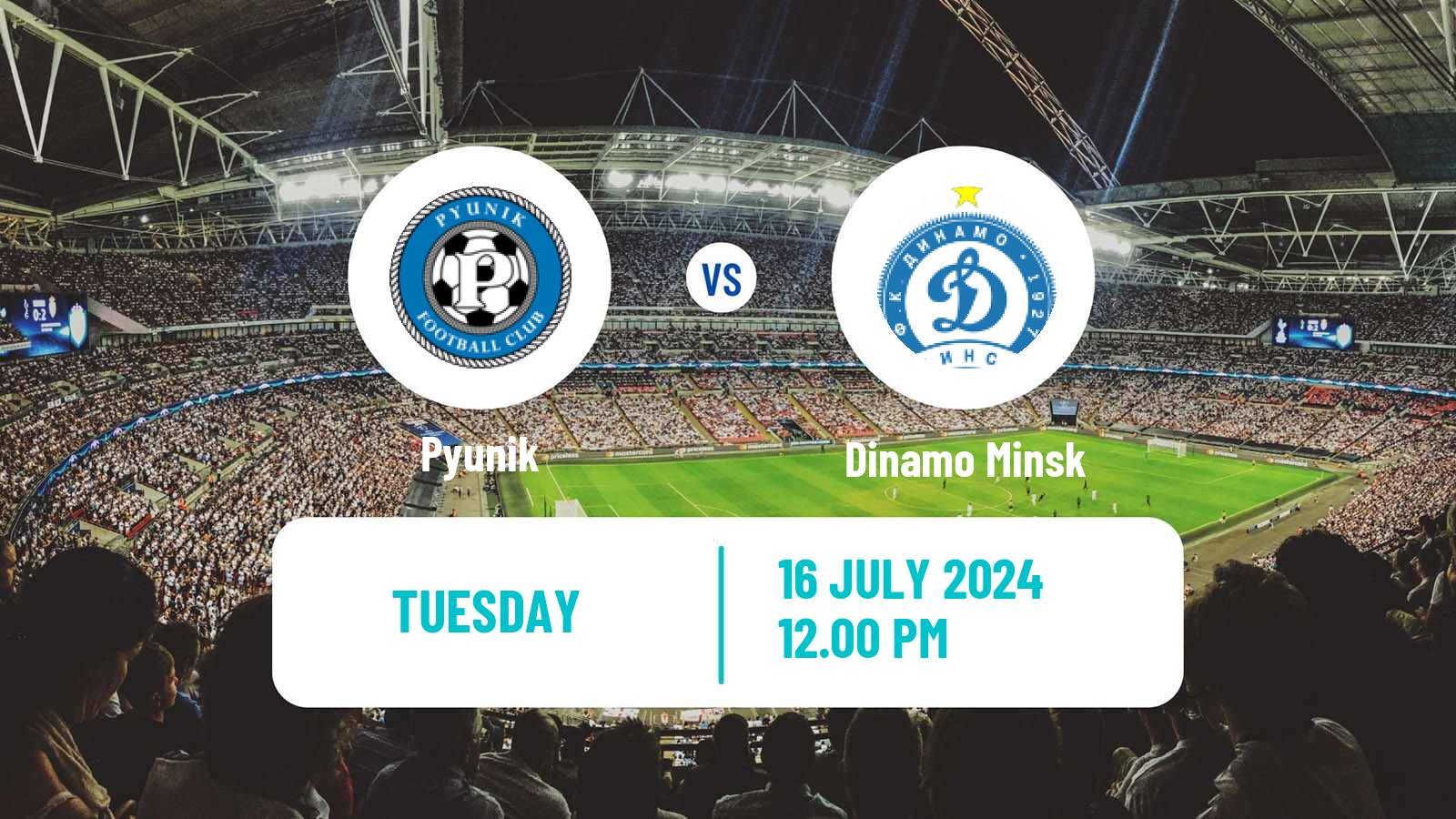 Soccer UEFA Champions League Pyunik - Dinamo Minsk