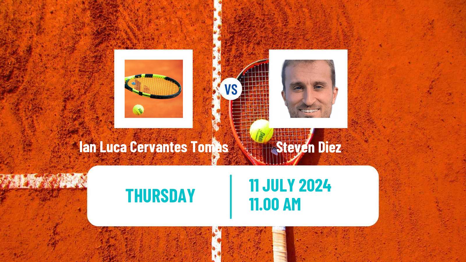 Tennis ITF M25 Roda De Bara Men Ian Luca Cervantes Tomas - Steven Diez