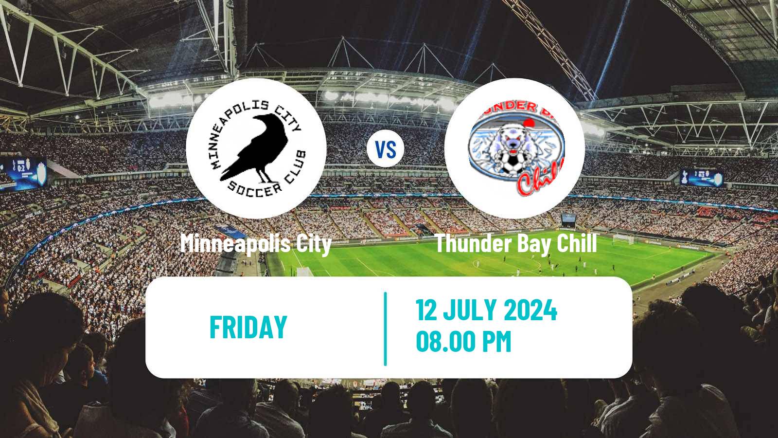 Soccer USL League Two Minneapolis City - Thunder Bay Chill