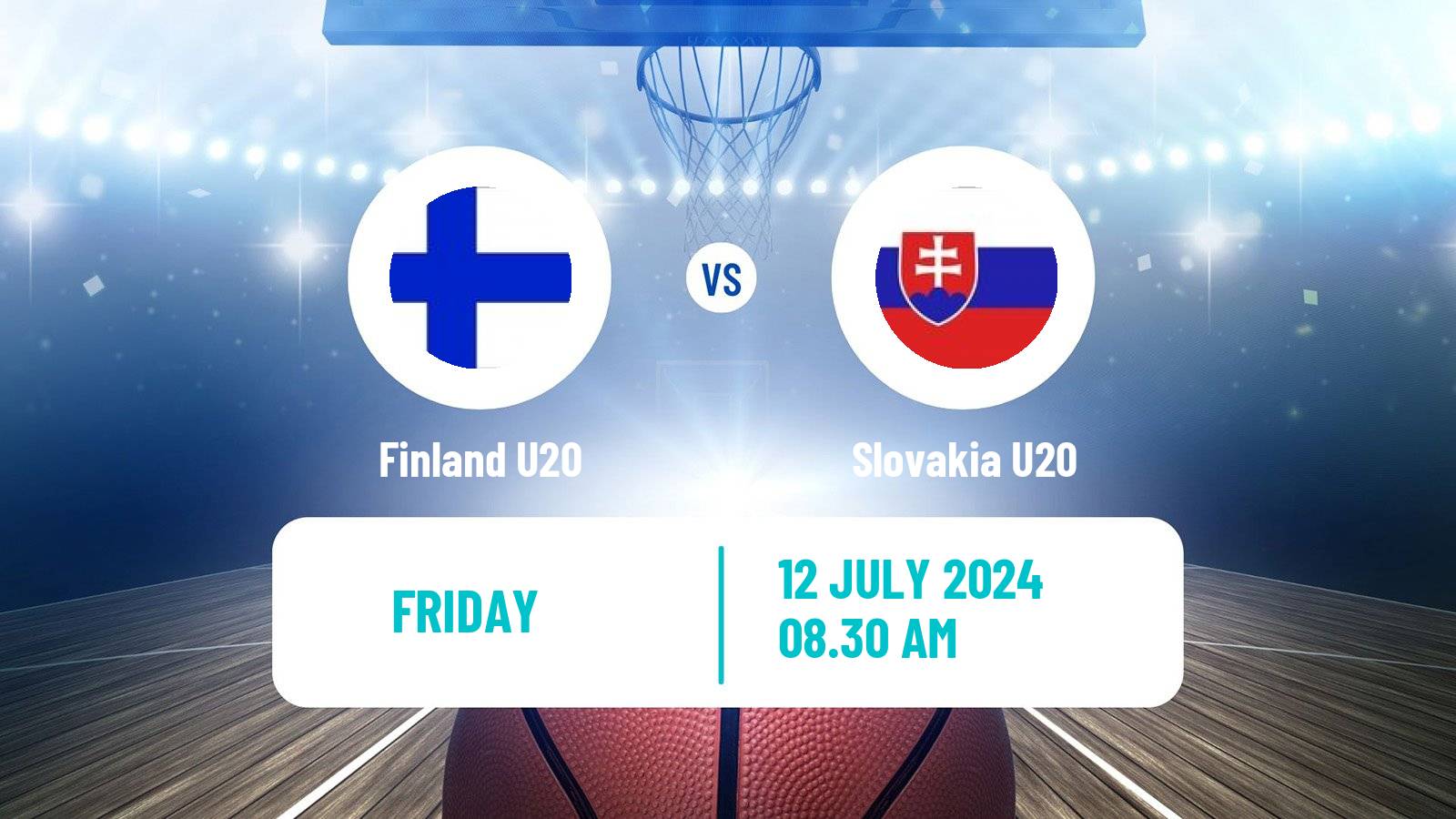Basketball EuroBasket U20 B Finland U20 - Slovakia U20