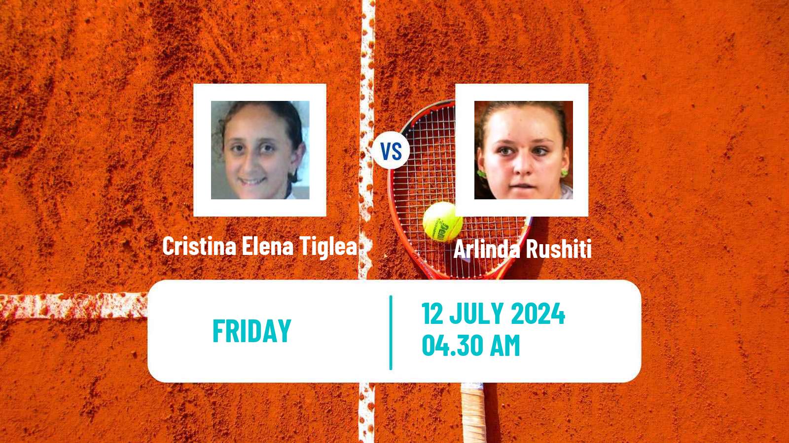 Tennis ITF W15 Monastir 26 Women Cristina Elena Tiglea - Arlinda Rushiti