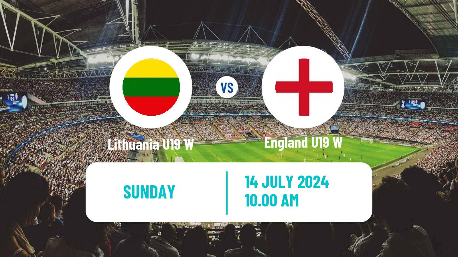 Soccer UEFA Euro U19 Women Lithuania U19 W - England U19 W