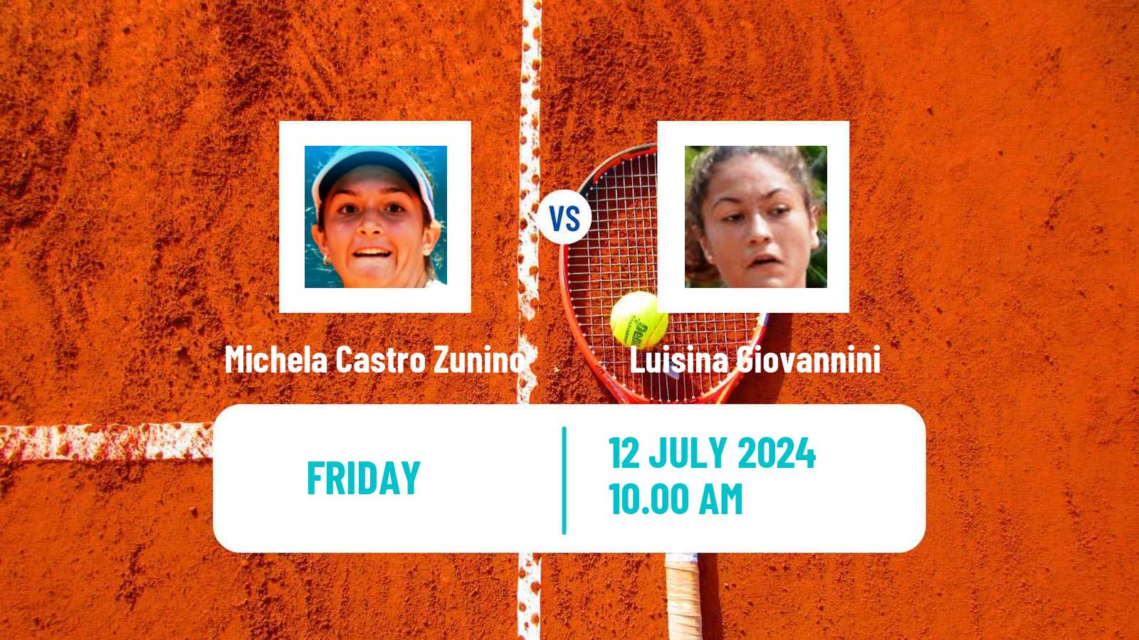 Tennis ITF W15 Lujan Women Michela Castro Zunino - Luisina Giovannini