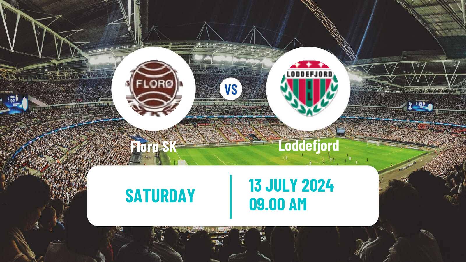 Football Norwegian Division 3 - Group 1 Florø - Loddefjord