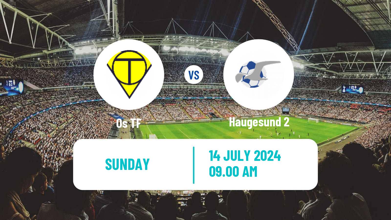 Football Norwegian Division 3 - Group 1 Os TF - Haugesund 2
