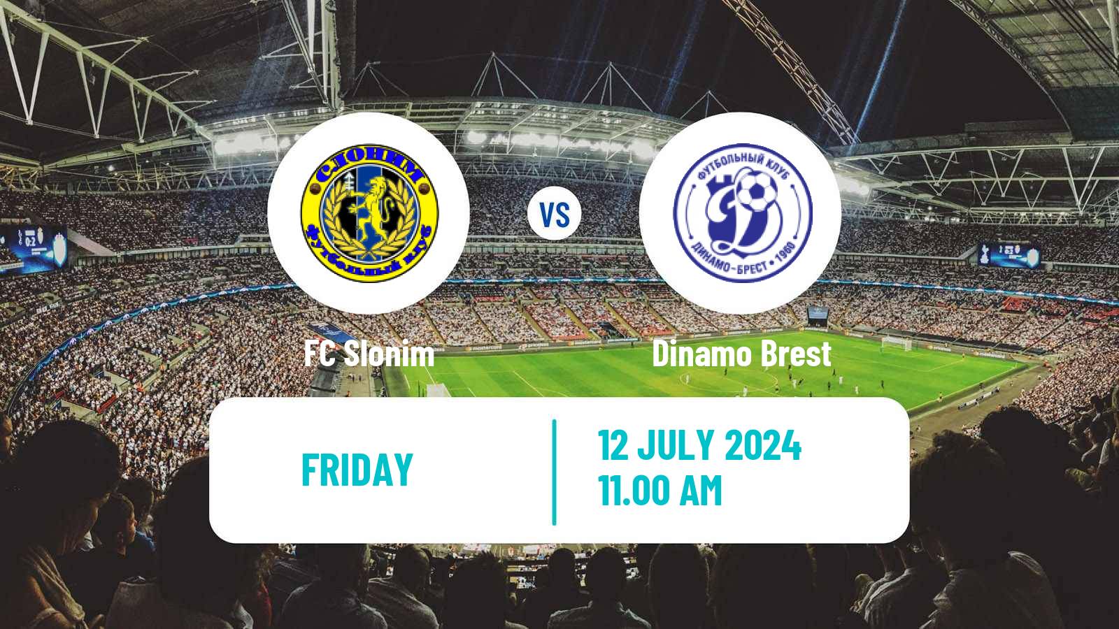 Soccer Belarusian Cup Slonim - Dinamo Brest