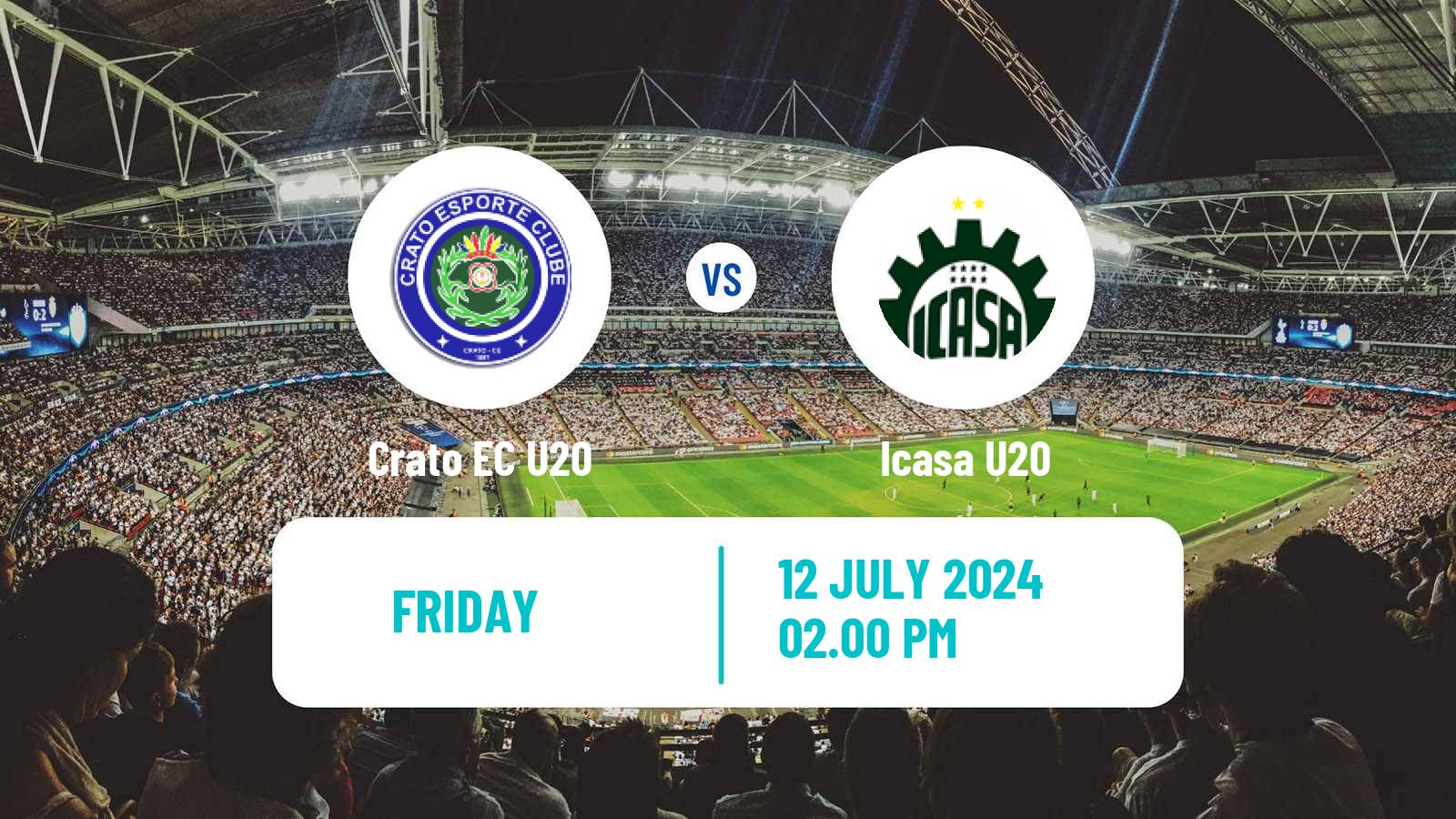 Football Brazilian Cearense U20 Crato U20 - Icasa U20