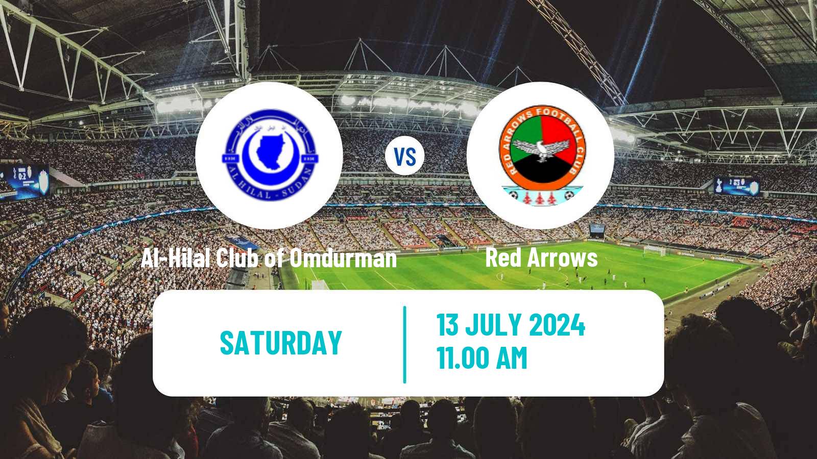 Soccer CECAFA Clubs Cup Al-Hilal Club of Omdurman - Red Arrows