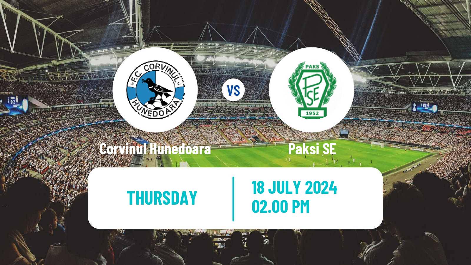 Soccer UEFA Europa League Corvinul Hunedoara - Paksi SE