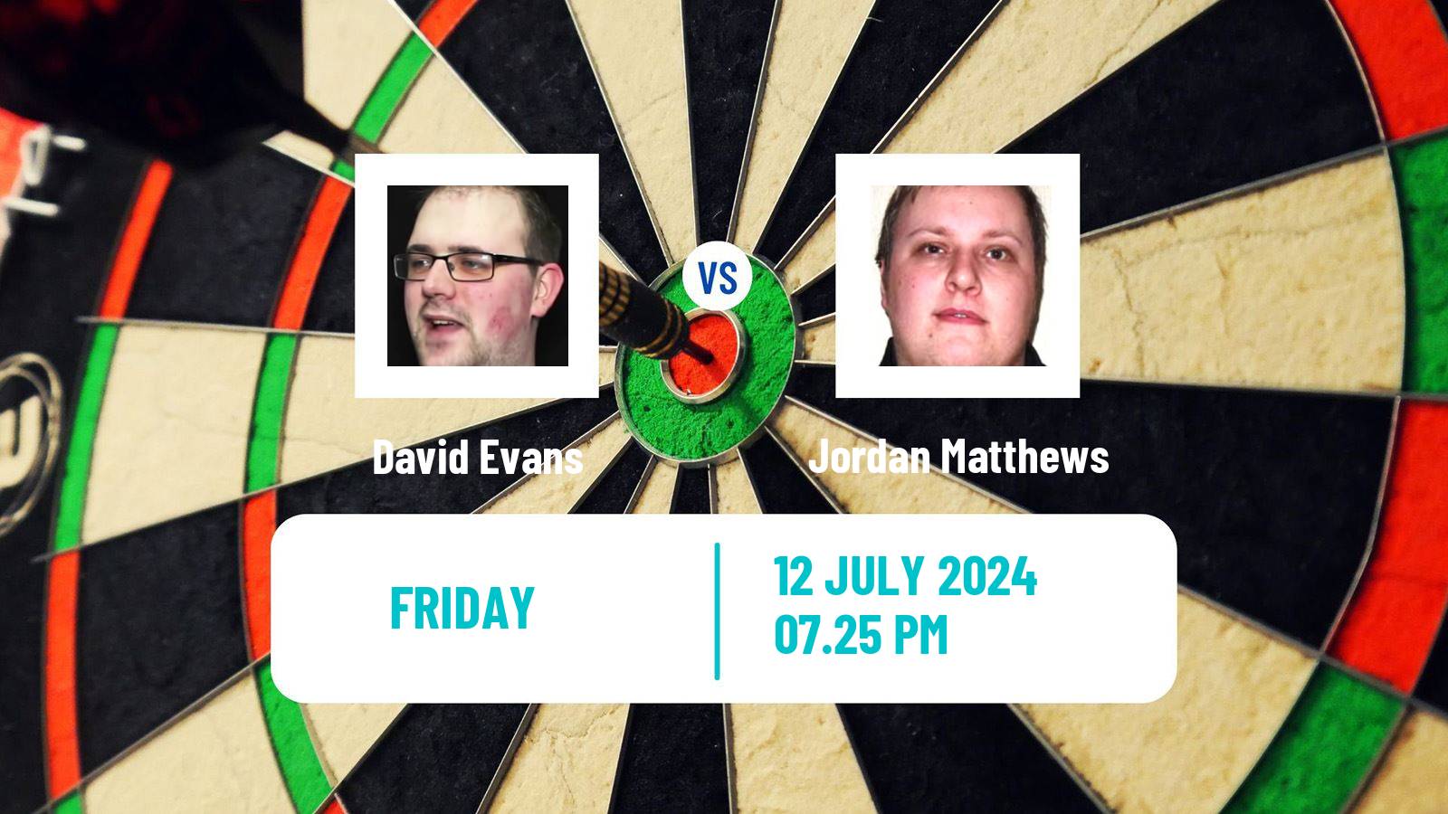 Darts Modus Super Series David Evans - Jordan Matthews