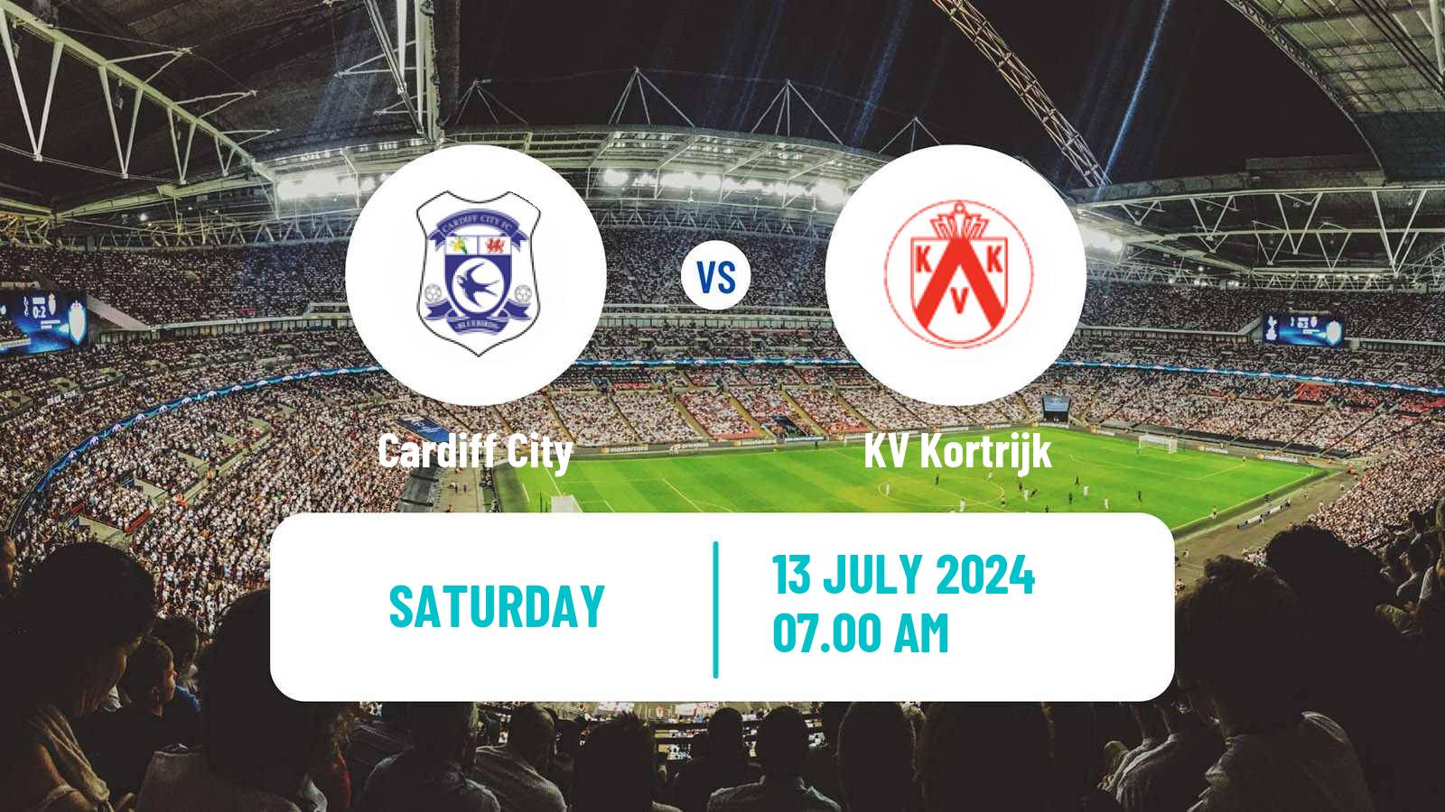 Soccer Club Friendly Cardiff City - Kortrijk