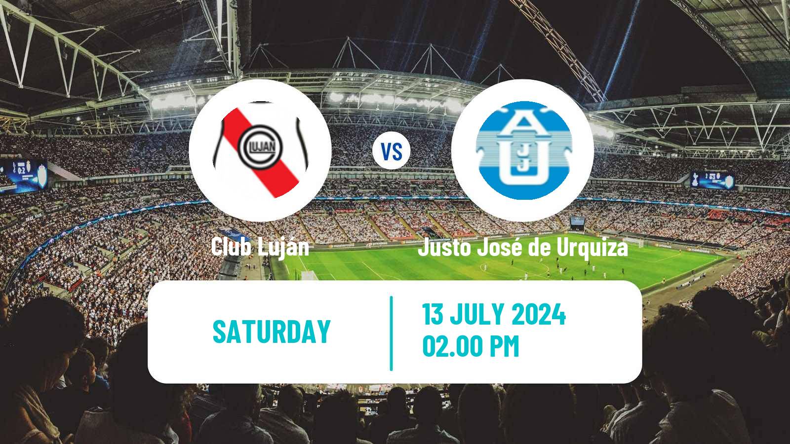Soccer Argentinian Primera C Club Luján - Justo José de Urquiza