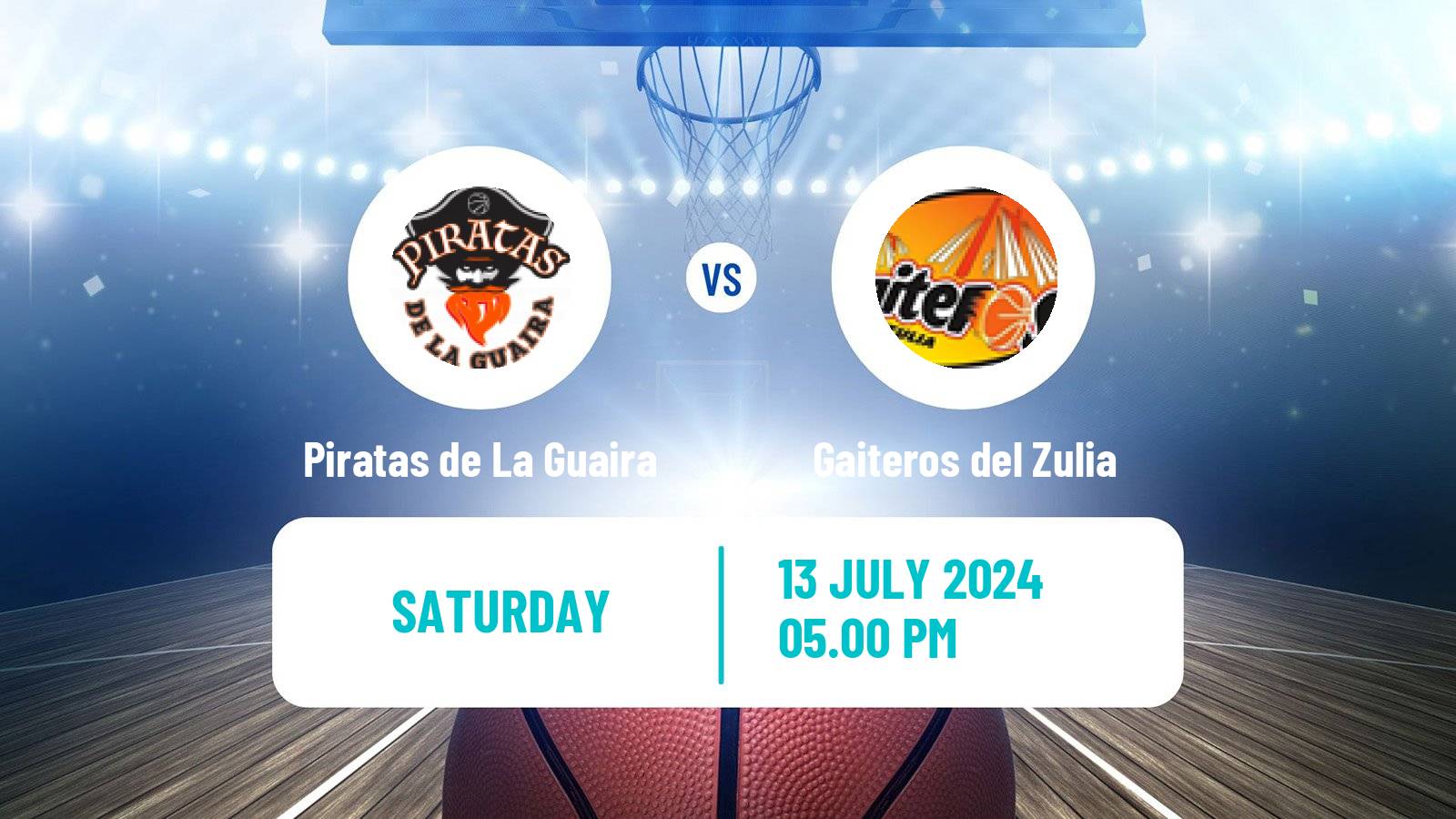 Basketball Venezuelan Superliga Basketball Piratas de La Guaira - Gaiteros del Zulia