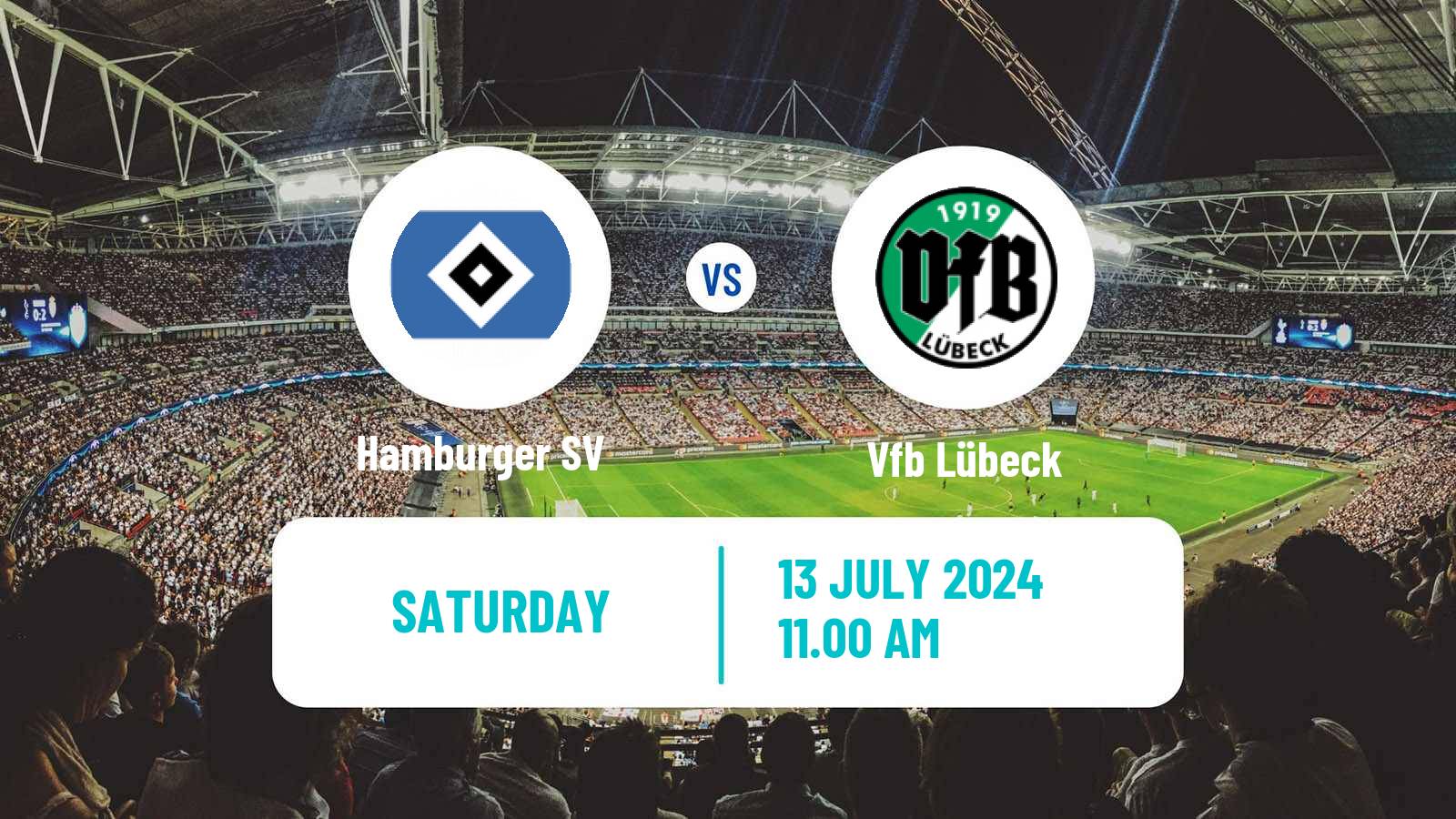 Soccer Club Friendly Hamburger SV - Lübeck