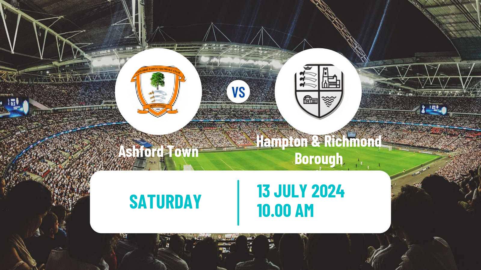 Soccer Club Friendly Ashford Town - Hampton & Richmond Borough