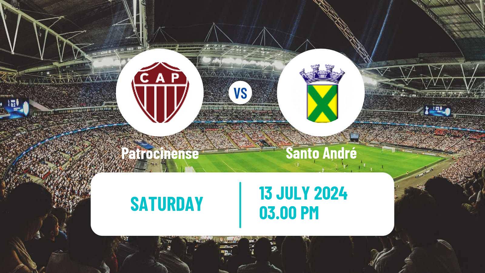 Soccer Brazilian Serie D Patrocinense - Santo André
