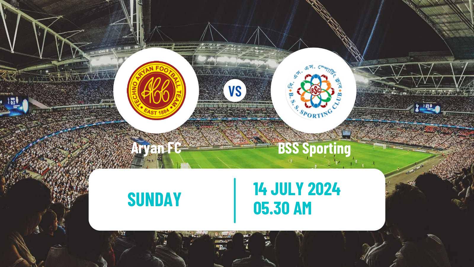 Soccer Calcutta Premier Division Aryan - BSS Sporting