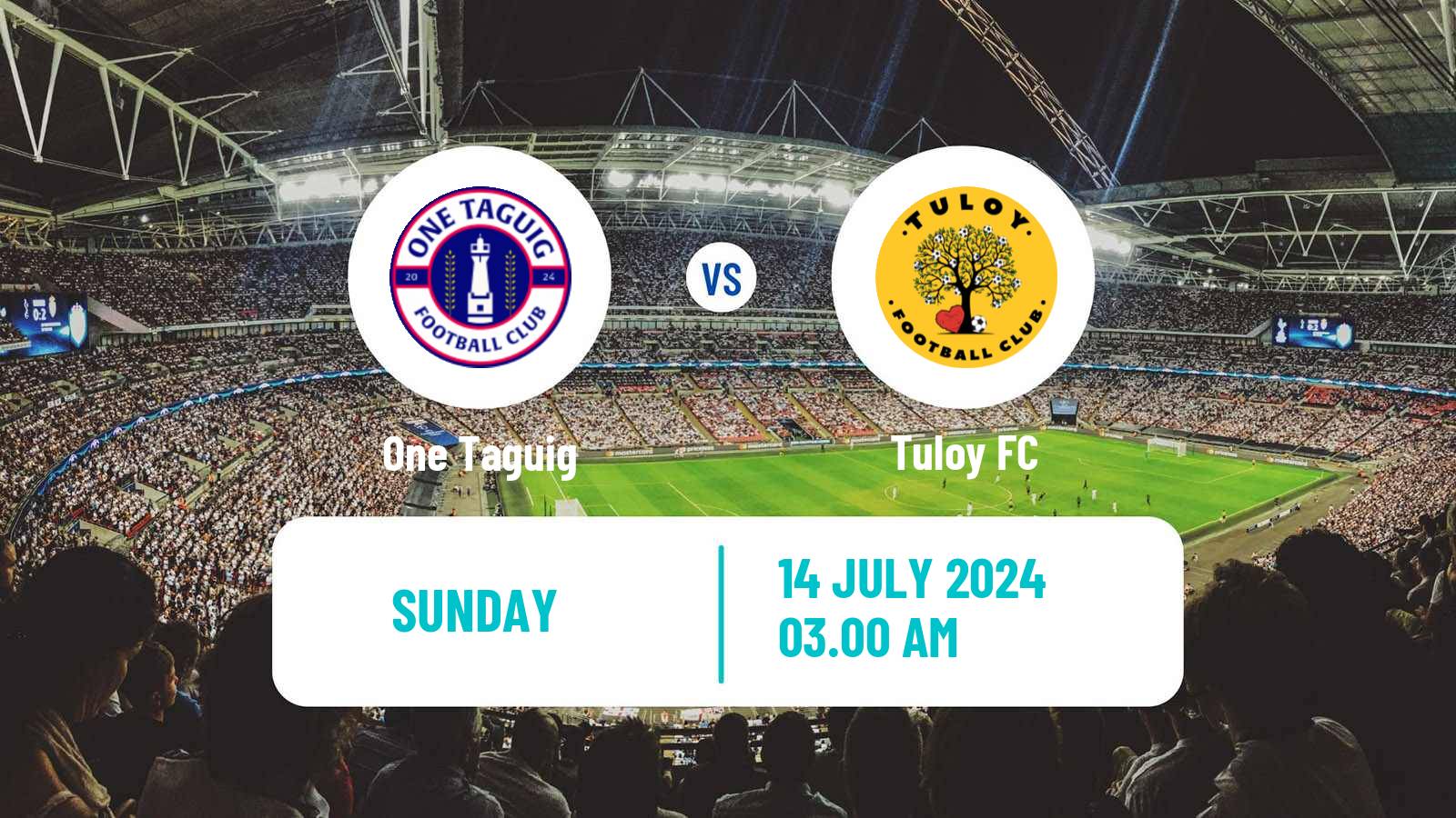 Soccer Philippines PFL One Taguig - Tuloy