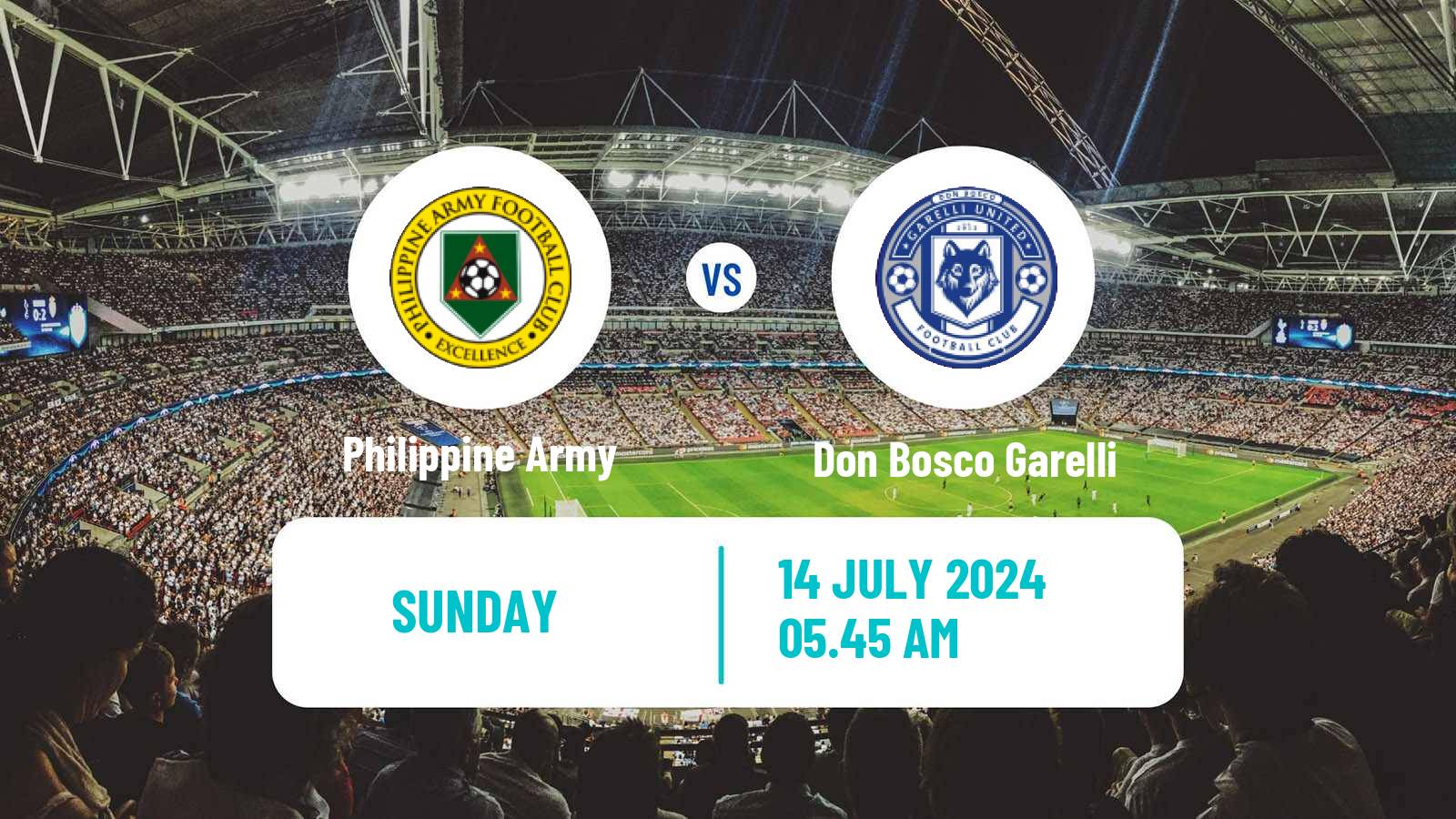 Football Philippines PFL Philippine Army - Don Bosco Garelli