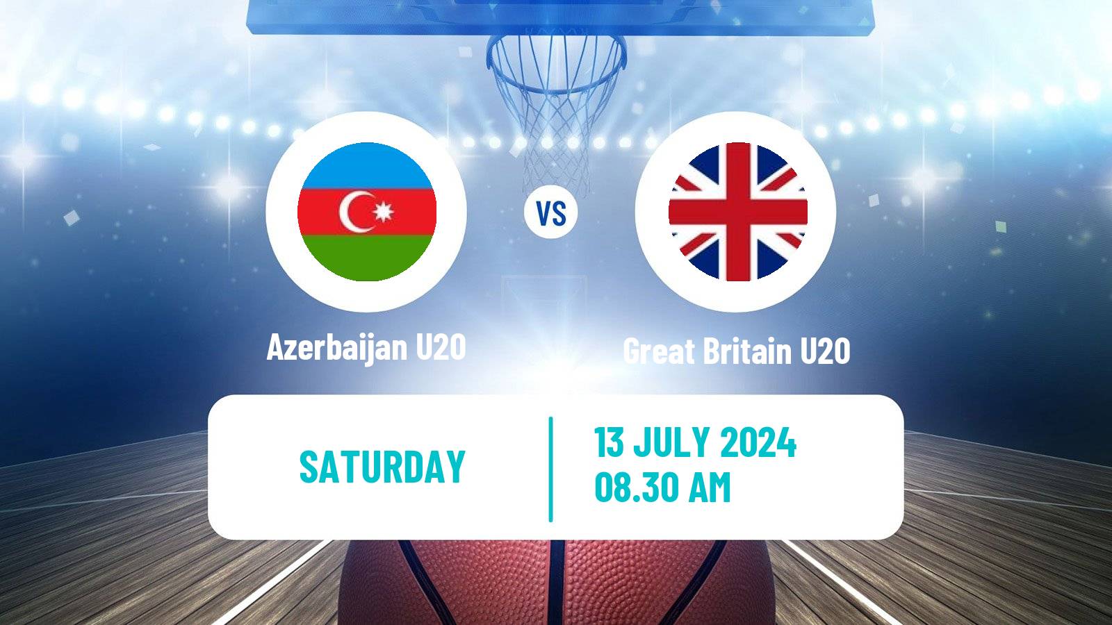 Basketball EuroBasket U20 B Azerbaijan U20 - Great Britain U20