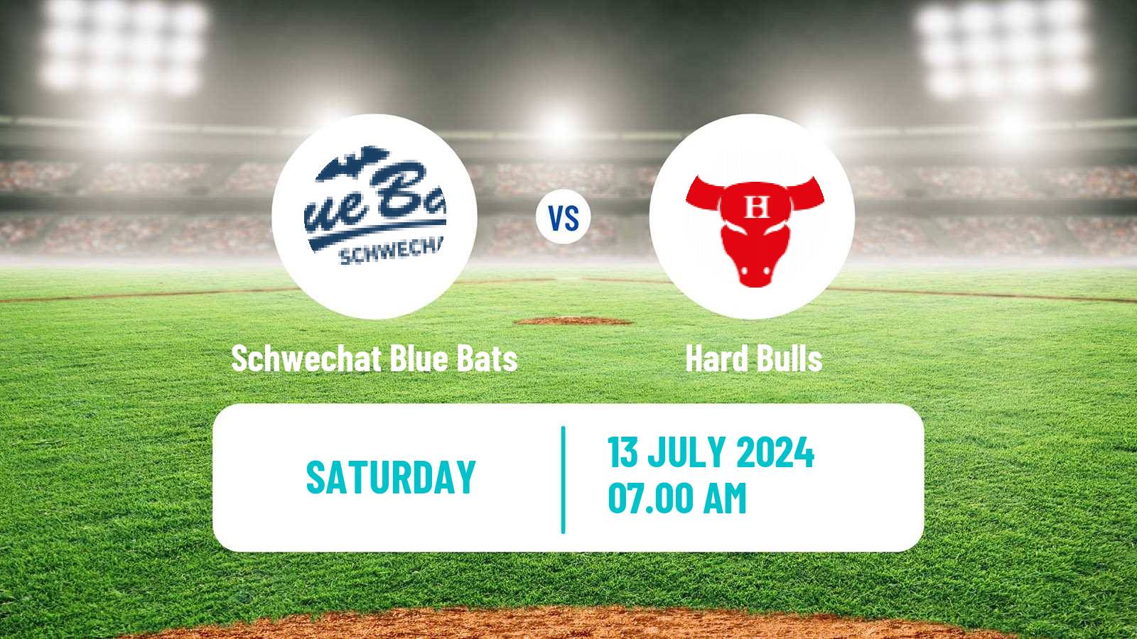 Baseball Austrian Bundesliga Baseball Schwechat Blue Bats - Hard Bulls