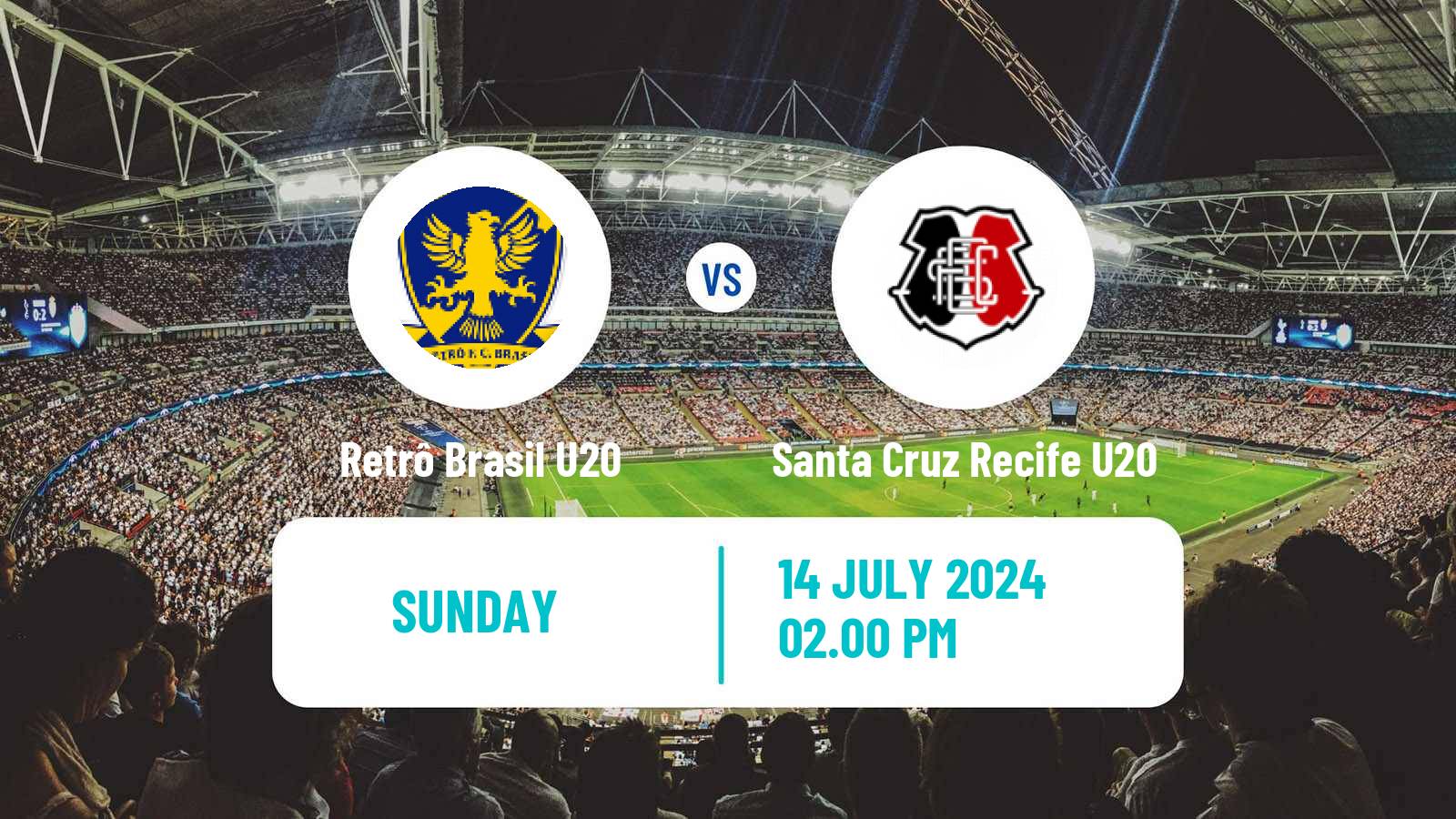 Soccer Brazilian Pernambucano U20 Retrô Brasil U20 - Santa Cruz Recife U20