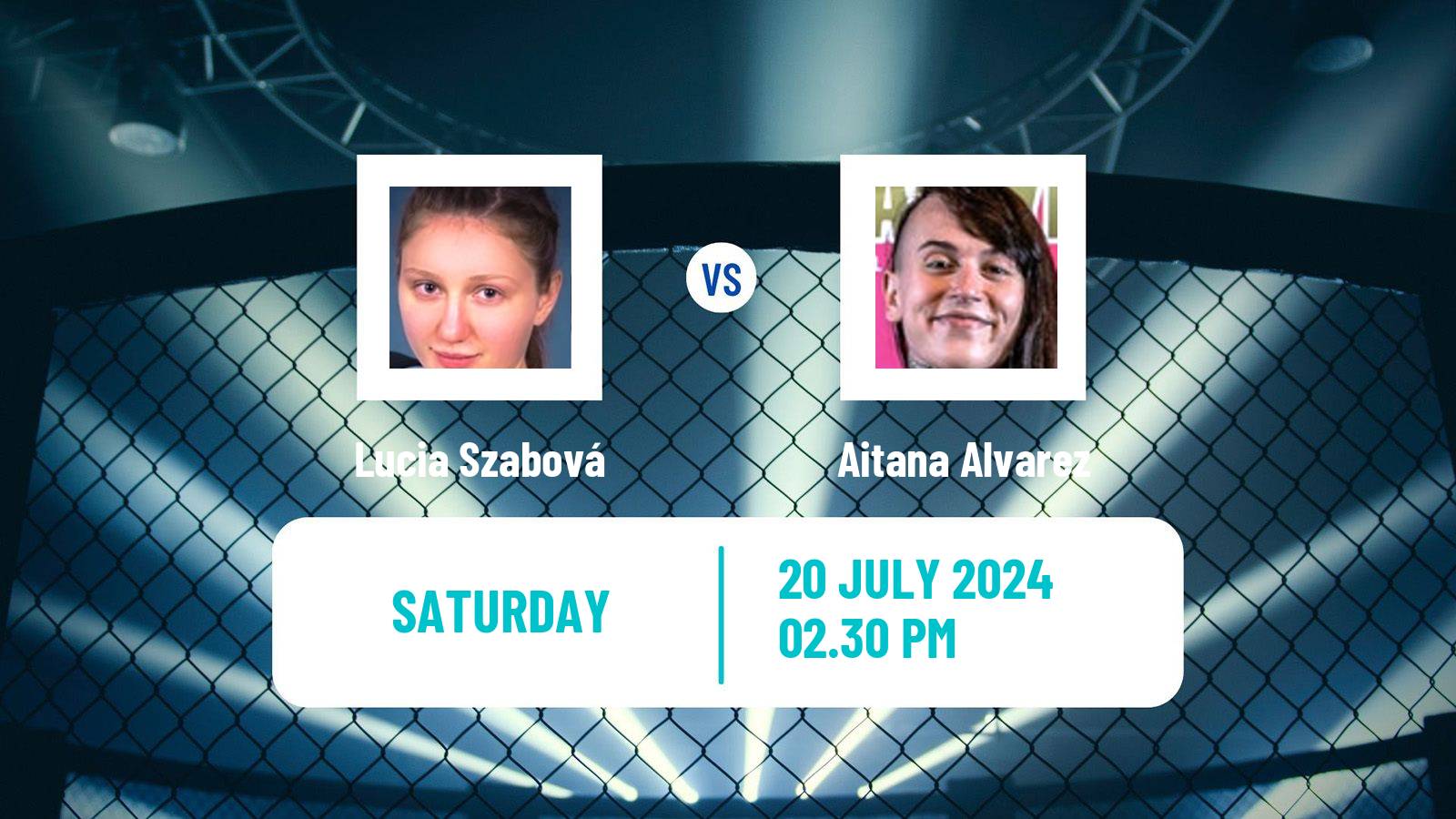 MMA Catchweight Oktagon Women Lucia Szabová - Aitana Alvarez