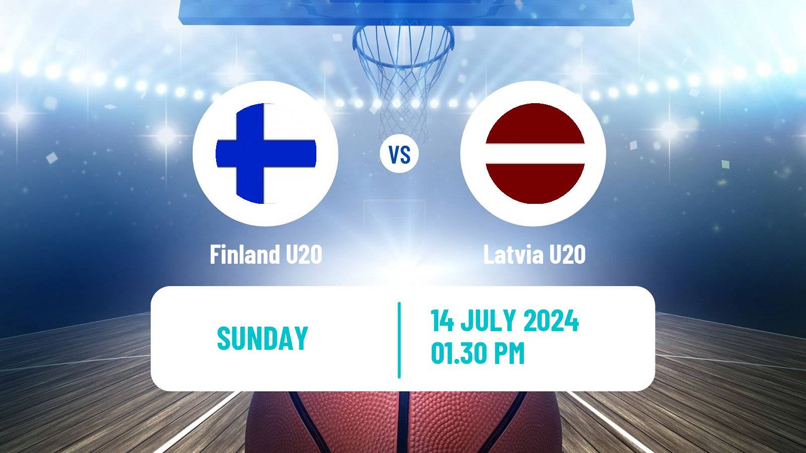 Basketball EuroBasket U20 B Finland U20 - Latvia U20