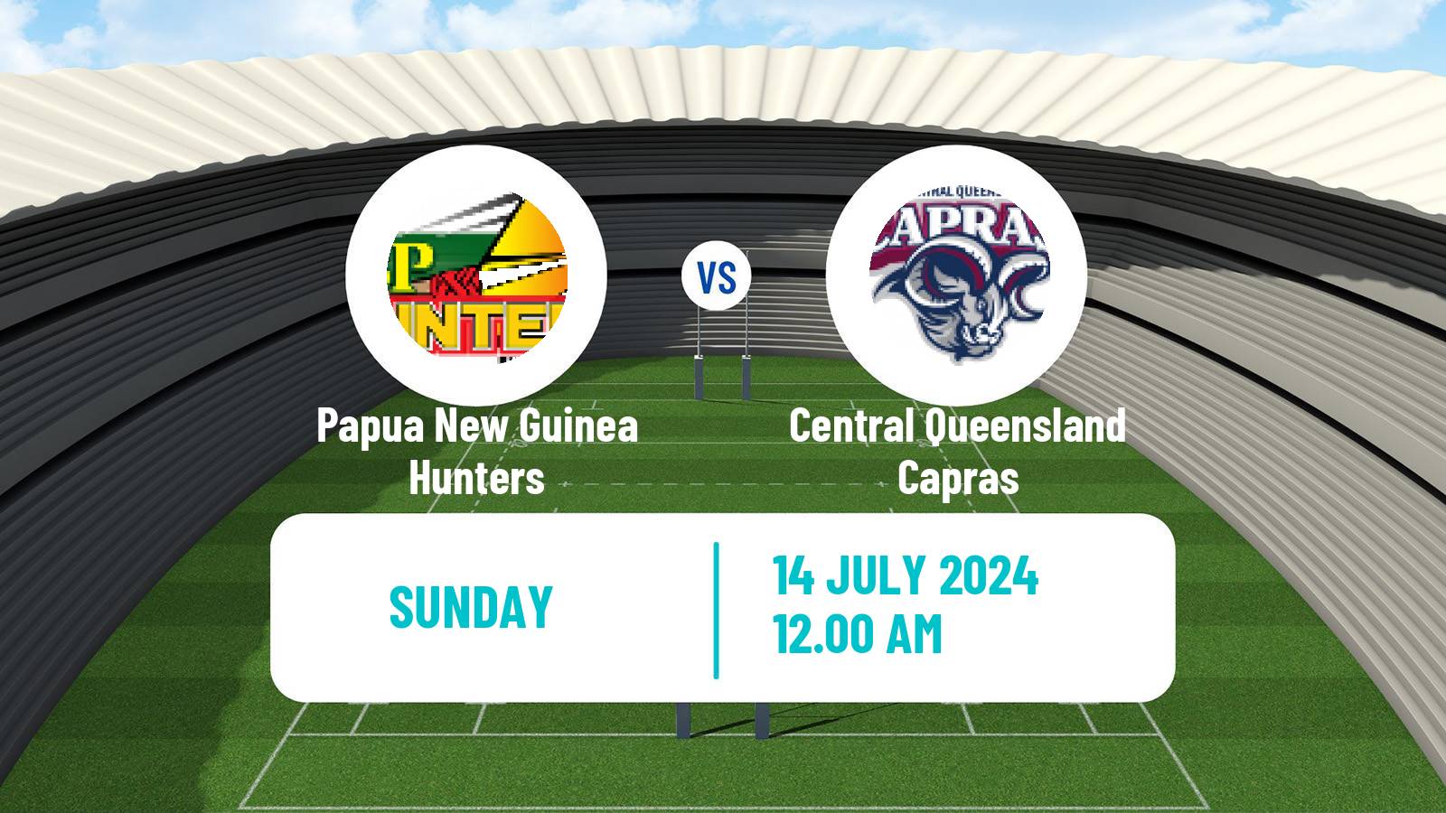 Rugby league Australian Queensland Cup Papua New Guinea Hunters - Central Queensland Capras