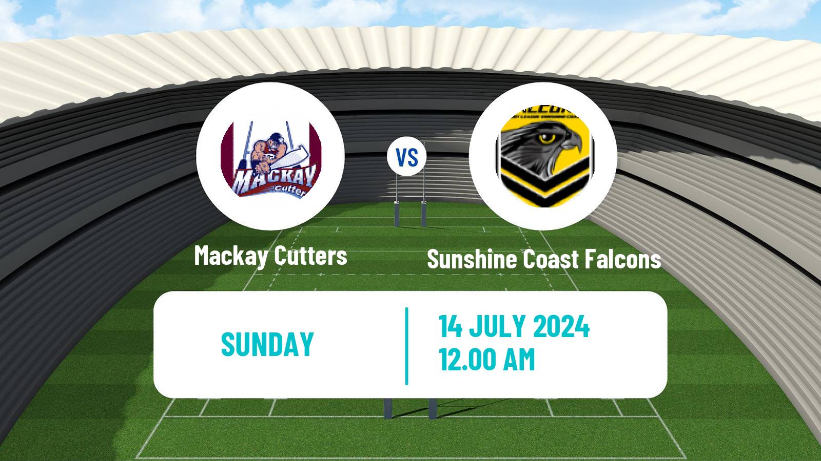 Rugby league Australian Queensland Cup Mackay Cutters - Sunshine Coast Falcons