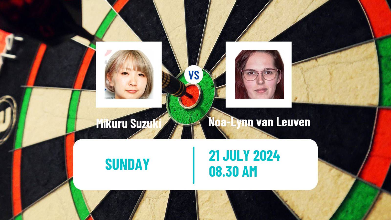 Darts Women S World Matchplay Mikuru Suzuki - Noa-Lynn van Leuven