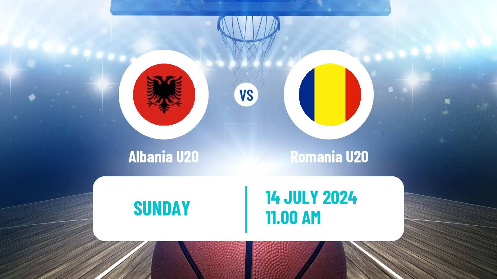 Basketball EuroBasket U20 B Albania U20 - Romania U20