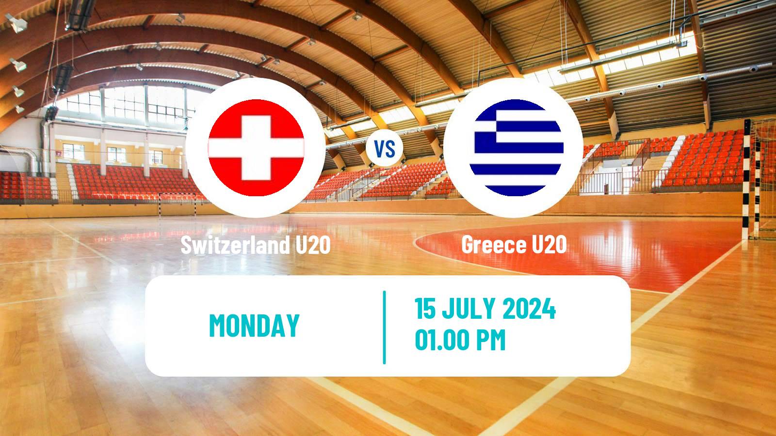 Handball European Championship U20 Handball Switzerland U20 - Greece U20