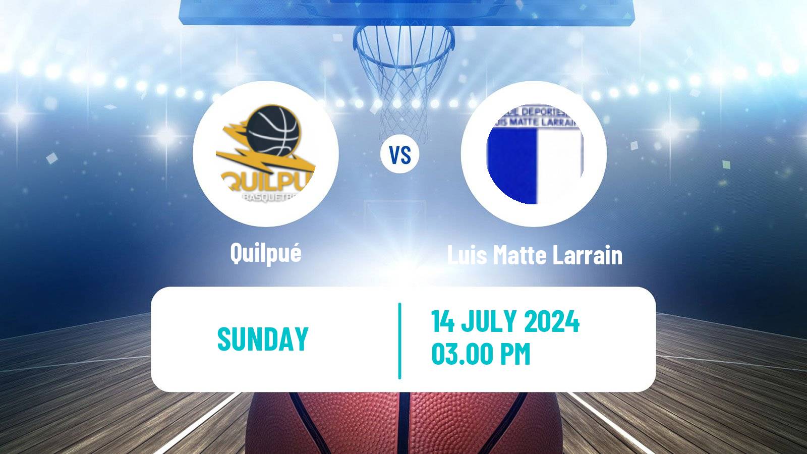 Basketball Chilean LNB 2 Quilpué - Luis Matte Larrain