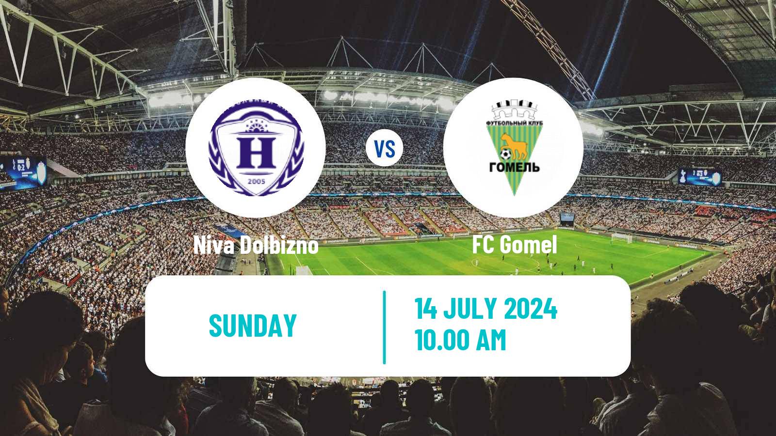 Soccer Belarusian Cup Niva Dolbizno - Gomel
