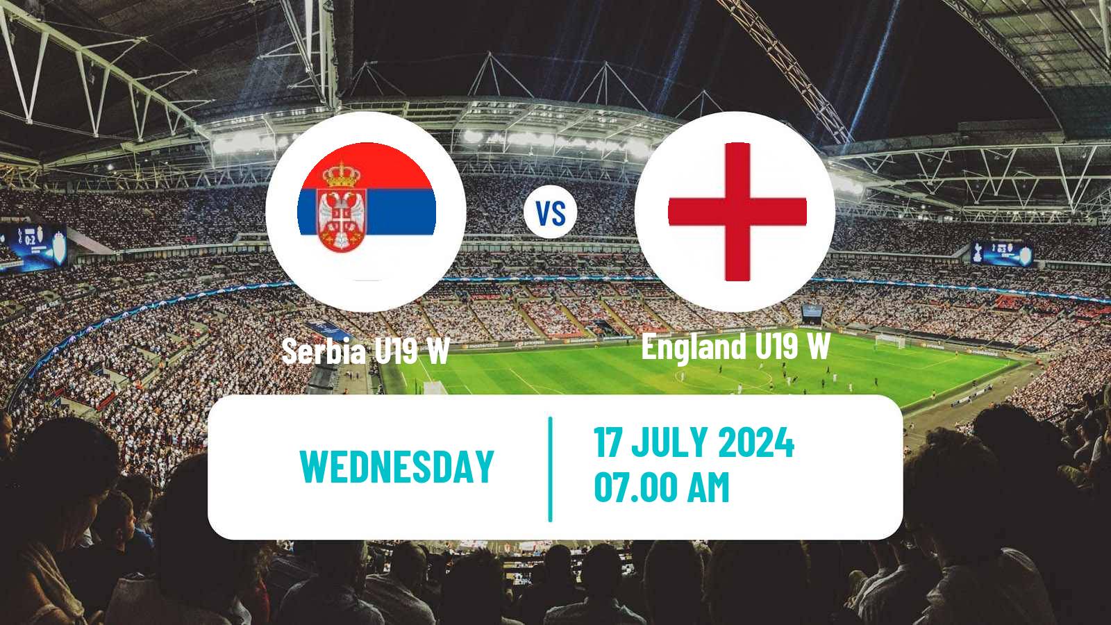 Soccer UEFA Euro U19 Women Serbia U19 W - England U19 W
