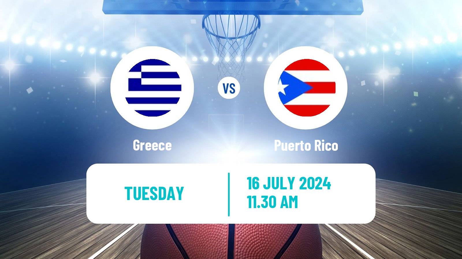 Basketball Friendly International Basketball Greece - Puerto Rico