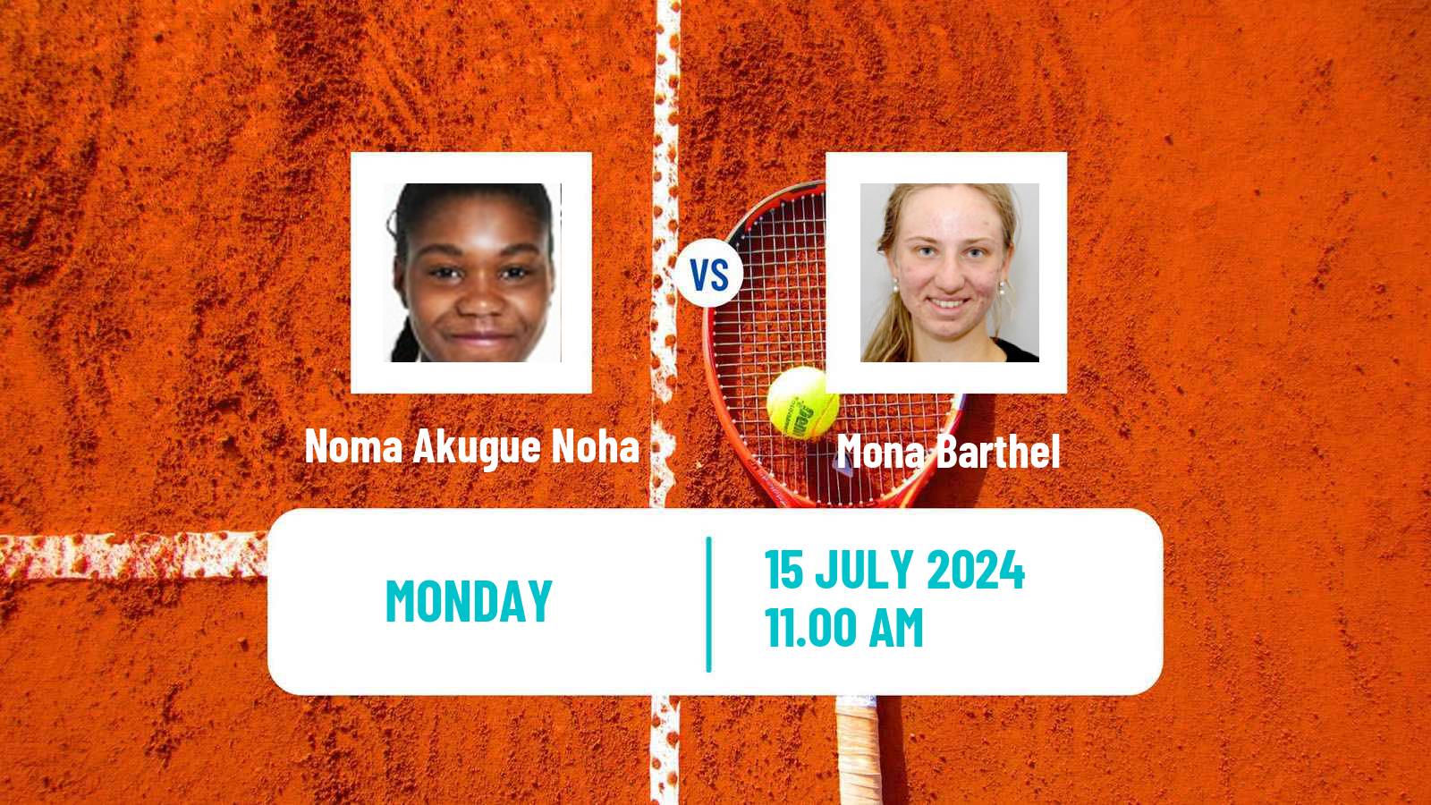 Tennis WTA Palermo Noma Akugue Noha - Mona Barthel