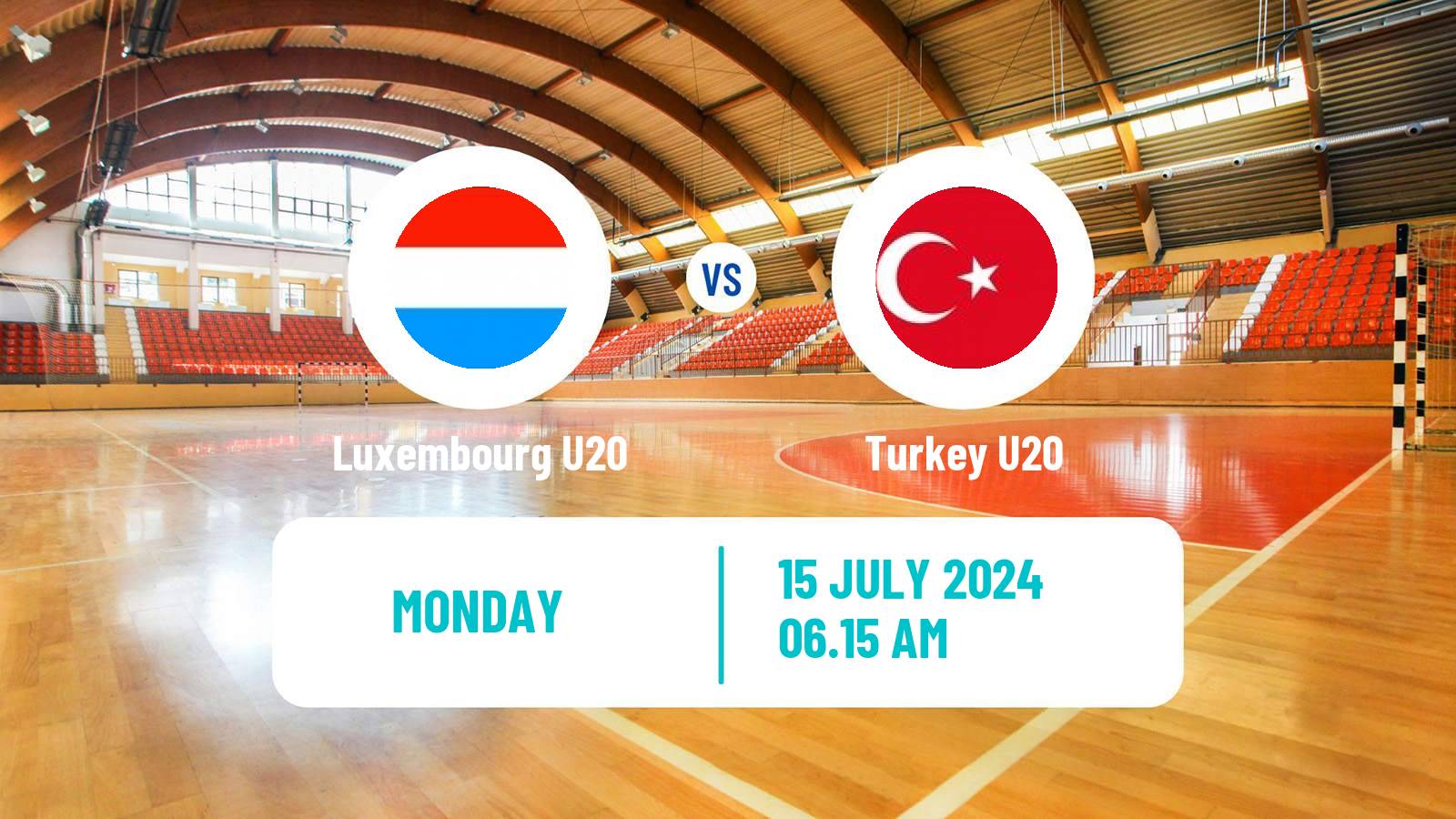 Handball European Championship U20 B Handball Luxembourg U20 - Turkey U20