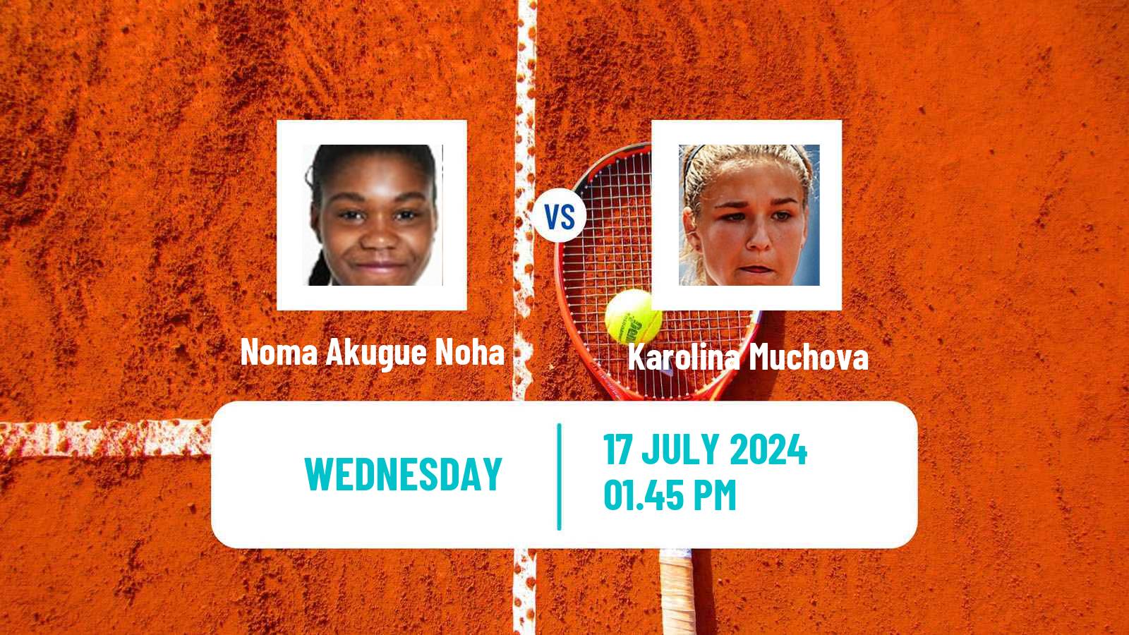 Tennis WTA Palermo Noma Akugue Noha - Karolina Muchova