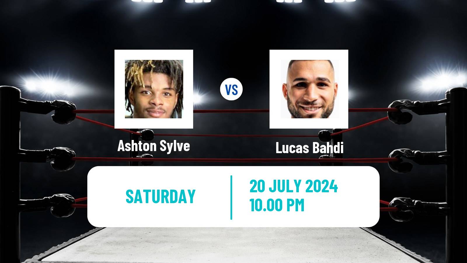 Boxing Lightweight Others Matches Men Ashton Sylve - Lucas Bahdi