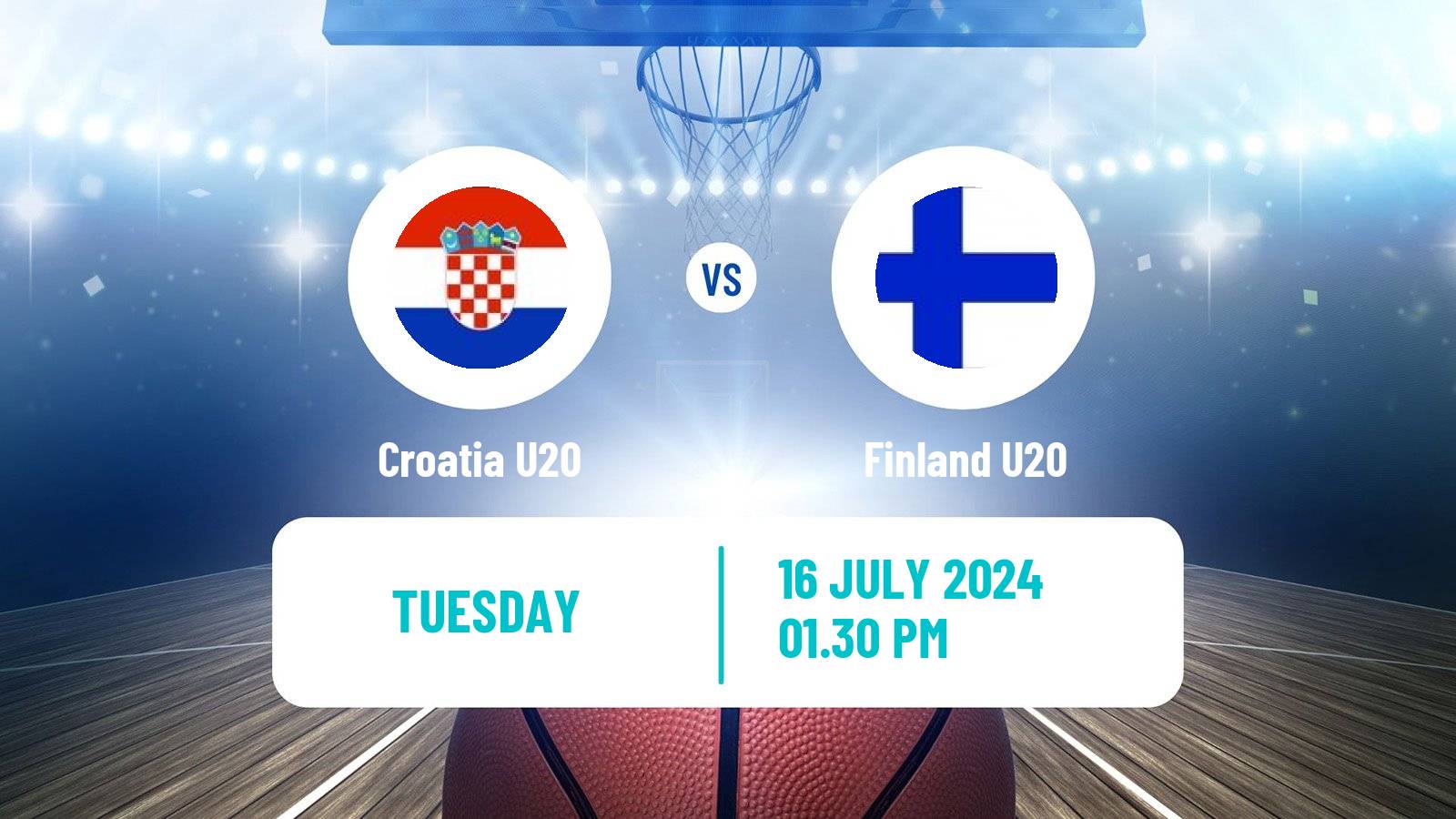 Basketball EuroBasket U20 B Croatia U20 - Finland U20